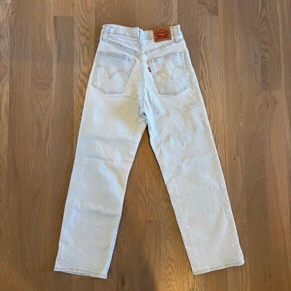 Levi’s Ribcage Straight Ankle Jeans Size 26 - Picture 7 of 8
